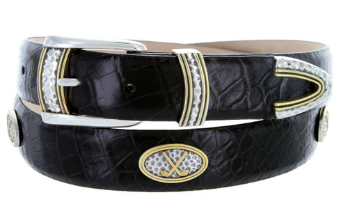 Men’s Genuine Leather Dress Belt Zine-Alloy Buckle 1 3/8 Wide Trim to Fit Belt for Men Gift Box 