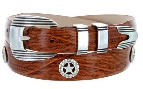 Silver Golf Star Italian Calfskin Genuine Leather Designer Dress Golf Conchos Belt Silver Golf Star Italian Calfskin Genuine Leather Designer Dress Golf Conchos Belt