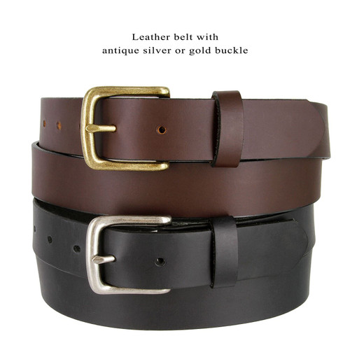 Luxury Mens Suede Leather Belt Solid Wide 35mm Buckle Nickel Free