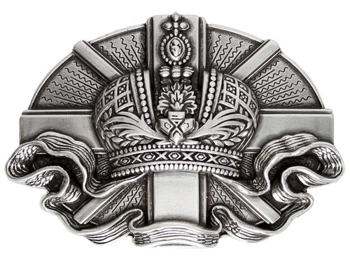 Unique Buckle Antique Silver Engraved Vatican Buckle Fits 1-1/2"(38mm) Belt Unique Buckle Antique Silver Engraved Vatican Buckle Fits 1-1/2"(38mm) Belt