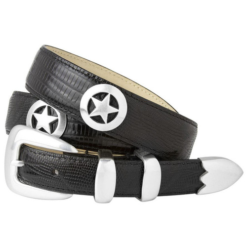 Silverpoint Western Genuine Full-Grain Cowhide Designer Dress Belt (24/29) Taper