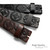 BS070 Genuine Full Grain Engraved Embossed Leather Belt Strap with Snaps on 1-1/2"(38mm) Wide