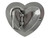HA0478 Antique Floral Engraved Heart Berry Belt Buckle