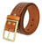 Utility Uniform Work Belt Basketweave One Piece Full Grain Cowhide Leather Belt 1-3/4"(45mm) Wide