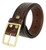 Utility Uniform Work Belt Basketweave One Piece Full Grain Cowhide Leather Belt 1-3/4"(45mm) Wide