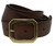 Seattle Antique Buckle Genuine Full Grain Leather Casual Jean Belt 1-1/2"(38mm) Wide