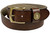 Shotgun Shell Concho Loop Genuine Full Grain Leather Casual Jean Belt 1-1/2"(38mm) Wide