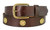 12 Gauge Shotgun Shell Conchos Genuine Full Grain Leather Casual Jean Belt 1-1/2"(38mm) Wide