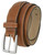 352079 Basketweave Engraved Vegan Synthetic Leather Belt 1-3/8" Wide