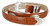 Percy Genuine Full-Grain Cowhide Leather Designer Dress Golf Belt 1-1/8"(30mm) Wide