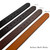Made in U.S.A Belt Strap with Snaps 100% Genuine Full Grain Leather Belt Strap-Brown (Size 22"~28")