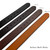 Made in U.S.A Belt Strap with Snaps 100% Genuine Full Grain Leather Belt Strap-Brown (Size 30"~36")