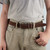 19000 Men's Suede Belt Genuine Leather Casual Dress Belt 1-3/8"(35mm) Wide