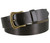 Solid Brass Vintage Buckle Genuine Full Grain Leather Casual Jean Belt 1-1/2"(38mm) Wide