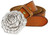 Antique Silver Engraved Rose Buckle Genuine Full Grain Leather Casual Jean Belt 1-1/2"(38mm) Wide