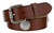 Indian Coin Conchos Genuine Full Grain Leather Casual Jean Belt 1-1/2"(38mm) Wide