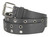 3039 Double Grommet Twin Prong Nickle Roller Buckle Leather Casual Jean Belt 1-1/2"(38mm) Wide