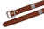 Silver Cross Conchos Genuine Full Grain Leather Casual Jean Belt 1-1/2"(38mm) Wide