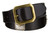 Gold Longhorn Conchos Genuine Full Grain Leather Casual Jean Belt 1-1/2"(38mm) Wide