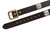 Gold Longhorn Conchos Genuine Full Grain Leather Casual Jean Belt 1-1/2"(38mm) Wide