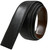160504 Reversible Belt Strap Replacement Genuine Leather Dress Belt Strap, 1-3/8" (35mm) Wide (Black/Brown)