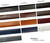 8211 Silver Italian Calfskin Leather Designer Golf Dress Belt 1-1/8" (30mm) Wide