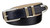 8211 Gold Italian Calfskin Leather Designer Golf Dress Belt 1-1/8" (30mm) Wide