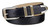 8211 Gold Italian Calfskin Leather Designer Golf Dress Belt 1-1/8" (30mm) Wide