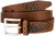 Lejon Made in USA Belt Oil Tanned Harness Leather Casual Jean Belt 1-3/8"(35mm) Wide