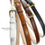 Women's Belt Italian Calfskin Genuine Full Leather Dress Belt 1"(25mm) Wide