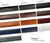 Italian Calfskin Genuine Leather Dress Belt Strap with Snaps 1"(25mm) Wide