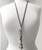 Long Leather Necklace Pendant Nickel free Fashion Women Art Craft 57315