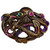 Rhinestone Copper Steampunk Pirate Octopus Kraken Boat Anchor Belt Buckle Fits 1-1/2"(38mm) Belt (Emerald - Fuchsia - Heliotrope)
