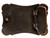 Rhinestone Western Floral Scroll Engraved Copper Belt Buckle Fits 1-1/2"(38mm) Belt Strap (Emerald - Fuchsia - Heliotrope)