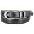 Conrondo Silver Genuine Full-Grain Cowhide Leather Designer Golf Dress Belt 1-1/8"(30mm) Wide