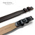 Taper 1-1/8" to 3/4" Calfskin Genuine Leather Dress Belt Strap (19/29MM) Taper Belt Strap with Snaps, Fits 3/4"(19mm) Wide Buckle