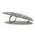 Western Antique Silver Engraved Rhinestone Crystal Belt Buckle Fits 1-1/2"(38mm) Wide Belt (Crystal)