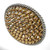 Western Antique Silver Engraved Swarovski Rhinestone Crystal Belt Buckle Fits 1-1/2"(38mm) Wide Belt (Lt Col Topaz)
