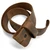 Brown Crazy Horse Leather Belt Strap Snap-On Replacement Vintage Lightweight