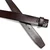 Prieme Edge Stitched Brown Strap Genuine Full Grain Leather Belt Strap 1-1/2"(38mm) Wide