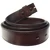 Prieme Edge Stitched Brown Strap Genuine Full Grain Leather Belt Strap 1-1/2"(38mm) Wide