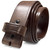 BS382603 Genuine Full Grain Leather Oil-Waxed Leather Belt Strap 1-1/2"(38mm) Wide