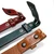 BS252601 Genuine Full Grain Leather Oil-Waxed Leather Belt Strap Fits 1"(25mm) Wide Buckle