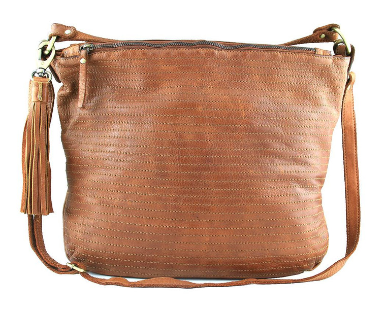 Fashion Classic Casual Vintage Genuine Full Leather Shoulder Cross Bag