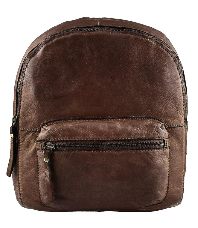 Fashion Classic Vintage Genuine Full Leather Shoulder Casual Travel Backpack