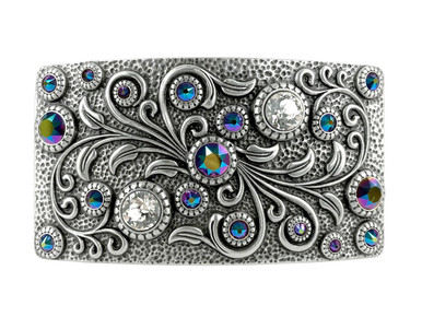 HA0850 LASRP Rhinestone Crystal Belt Buckle Antique 