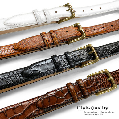 Arthur Leather Belt in Brown