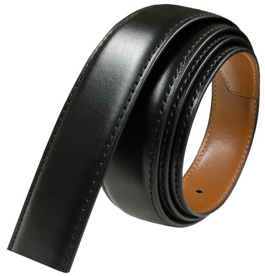 BS1050-32MM One Piece Full Genuine Leather Belt Strap - 1-1/4 (32MM) Wide  (Black, 28) at  Men's Clothing store