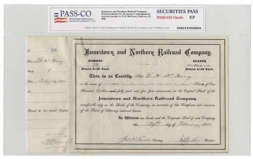 Jamestown And Northern Railroad