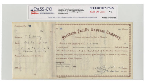 Northern Pacific Express Company Northern Pacific Express Company
